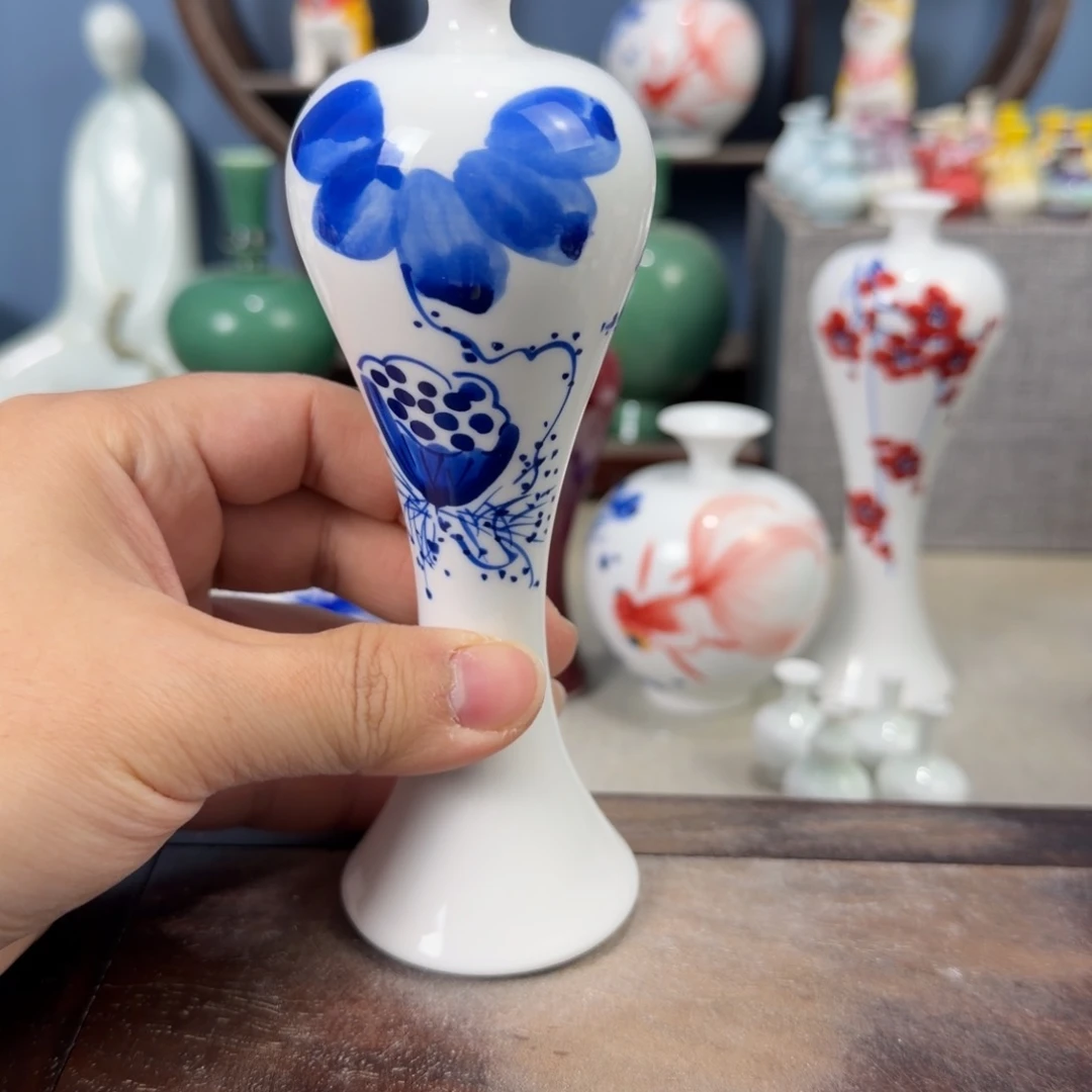 陶瓷手工小花器摆件