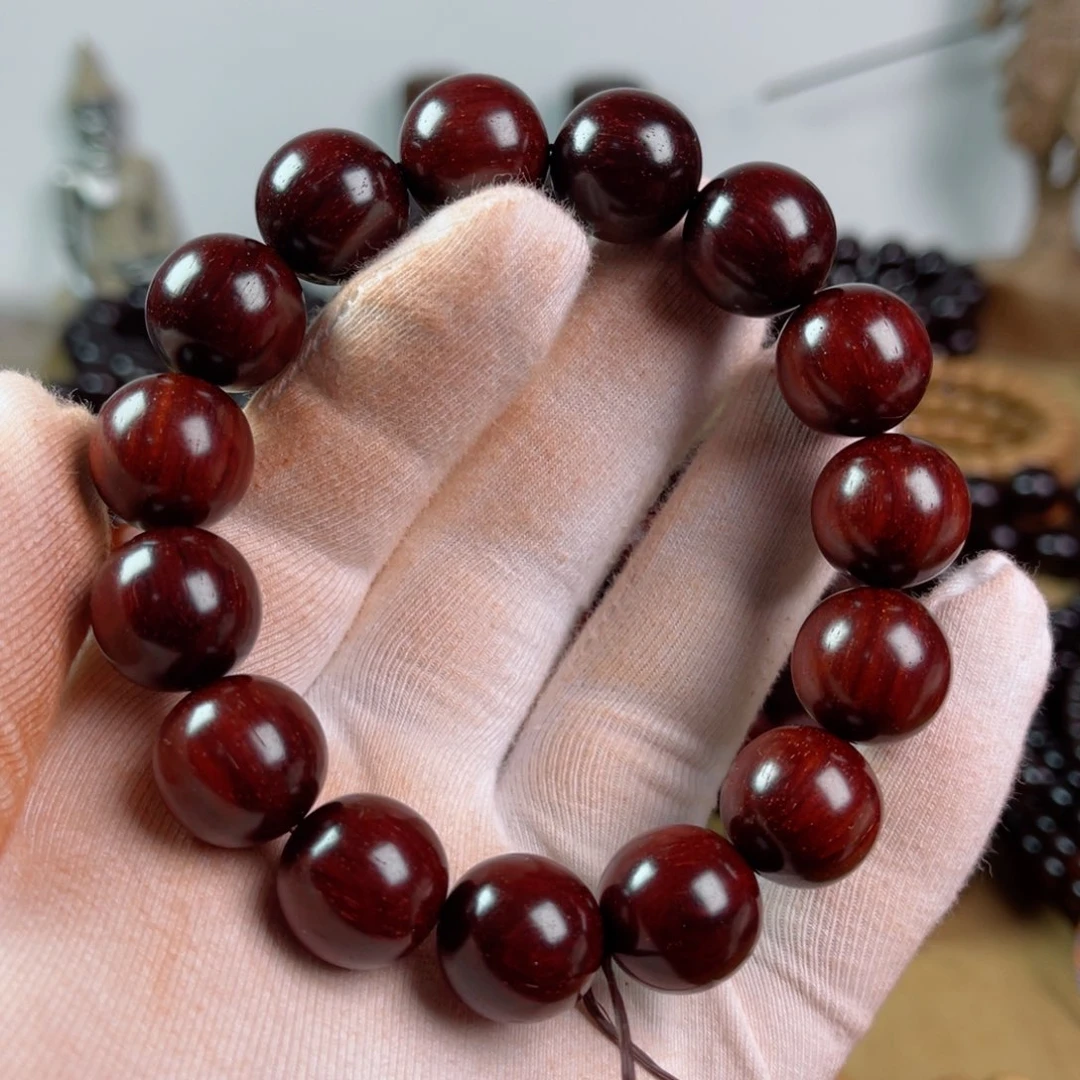 手串/手链小叶紫檀1.5高油润鳞底金星