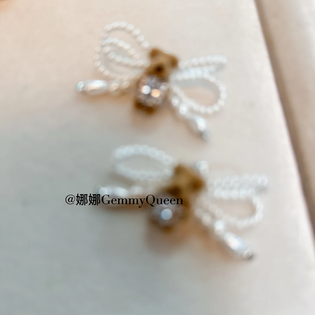 铜合金合成锆石耳饰 娜娜GemmyQueen耳环GQ09142