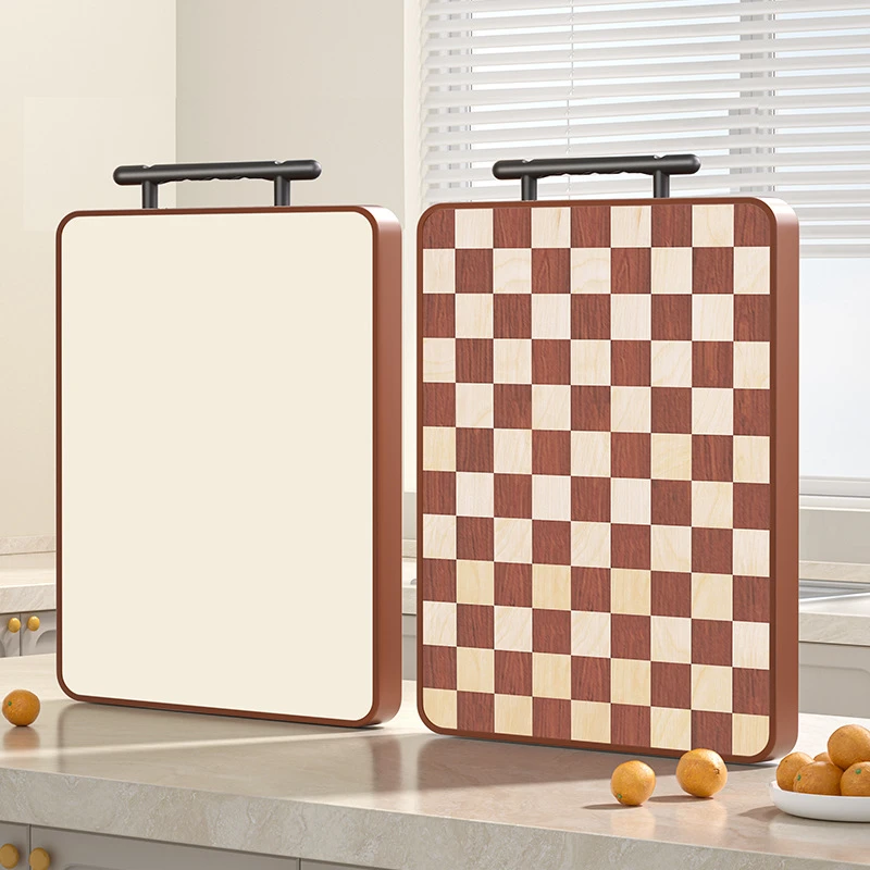 相思木菜板抗菌防霉家用砧板网红格子切菜板棋盘格案板粘板刀板