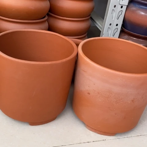 粗陶红陶花盆838