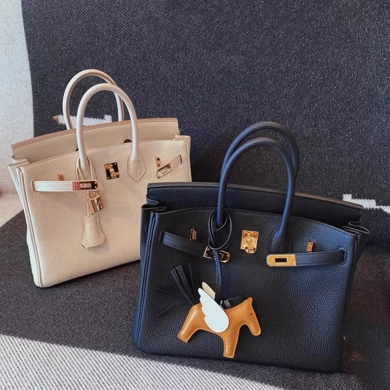 新款头层牛皮tg荔枝纹BK包 女士时尚百搭手提斜跨单肩奢品女包