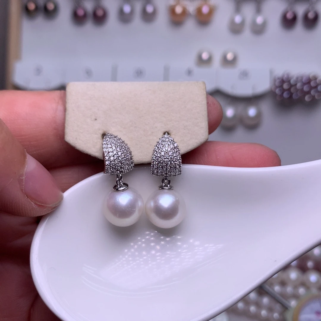 未镶嵌耳饰淡水珍珠