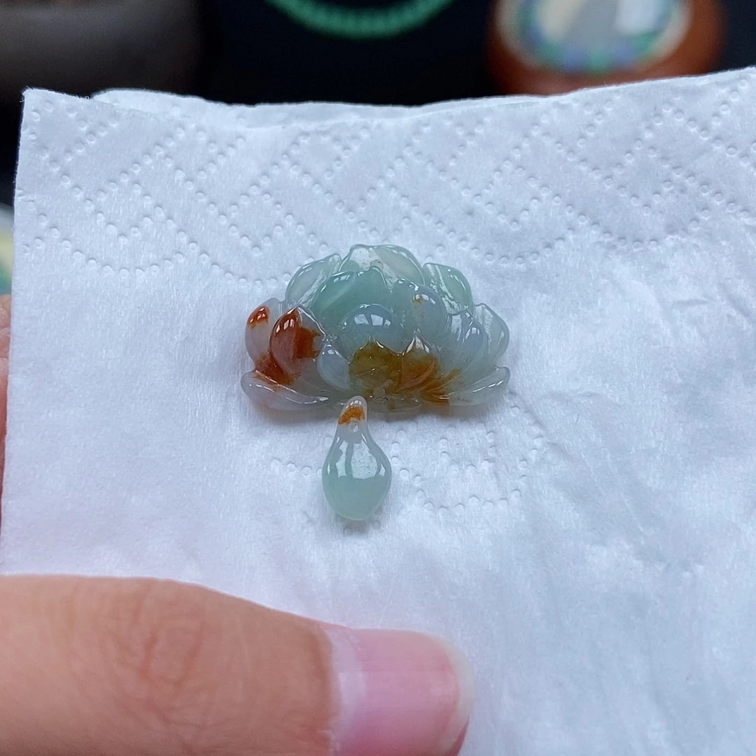 未镶嵌挂件翡翠老**图闪