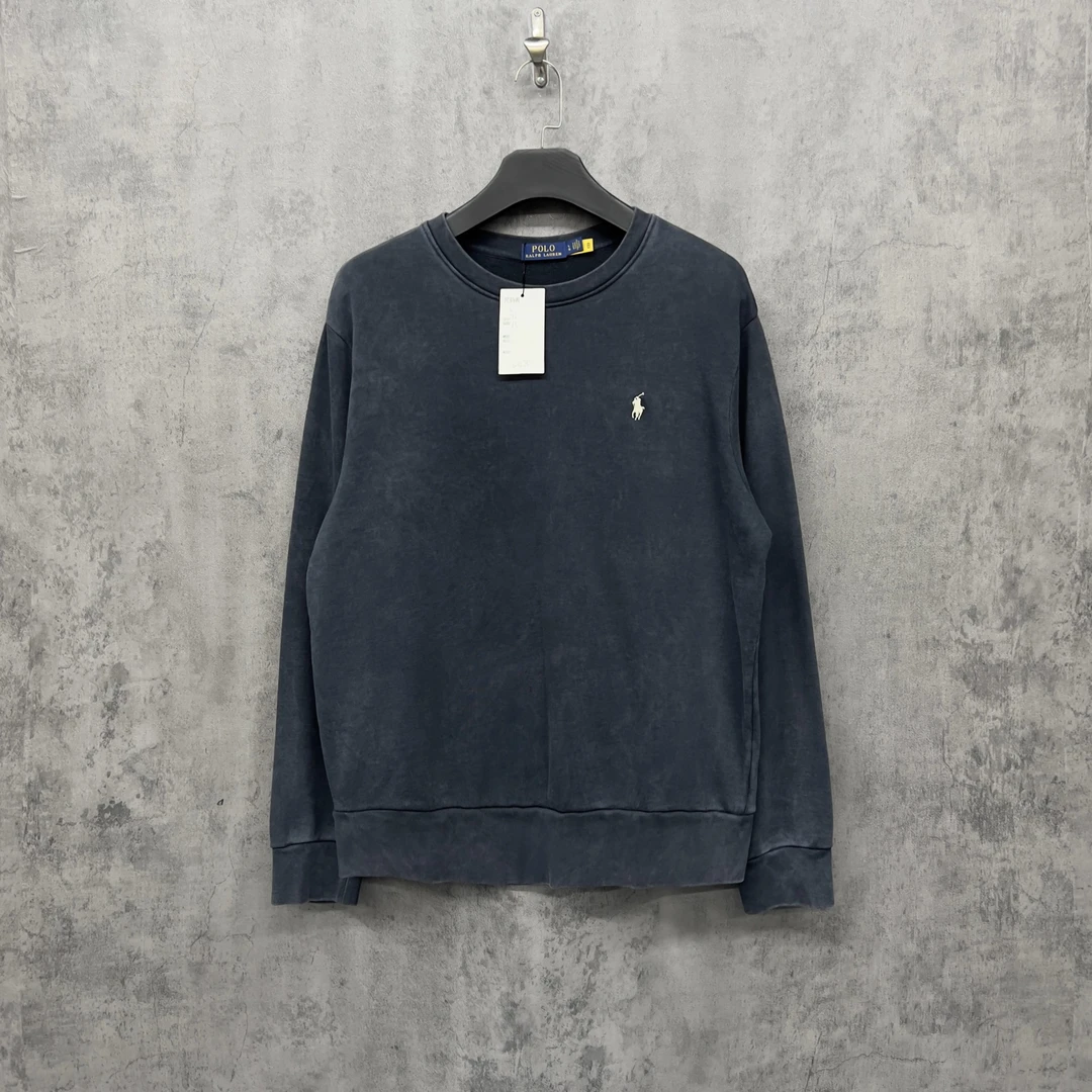 未使用 Ralph Lauren/拉夫劳伦 25最新Logo做旧水洗卫衣/W0275/L