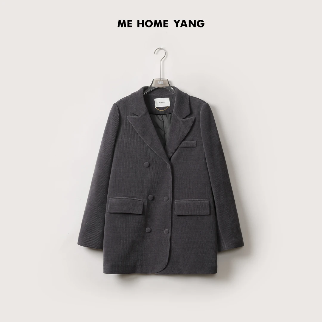 ME【巨软西装鹅绒服】白鹅绒亲肤绒感保暖百搭一手长羽绒服MEQA5068