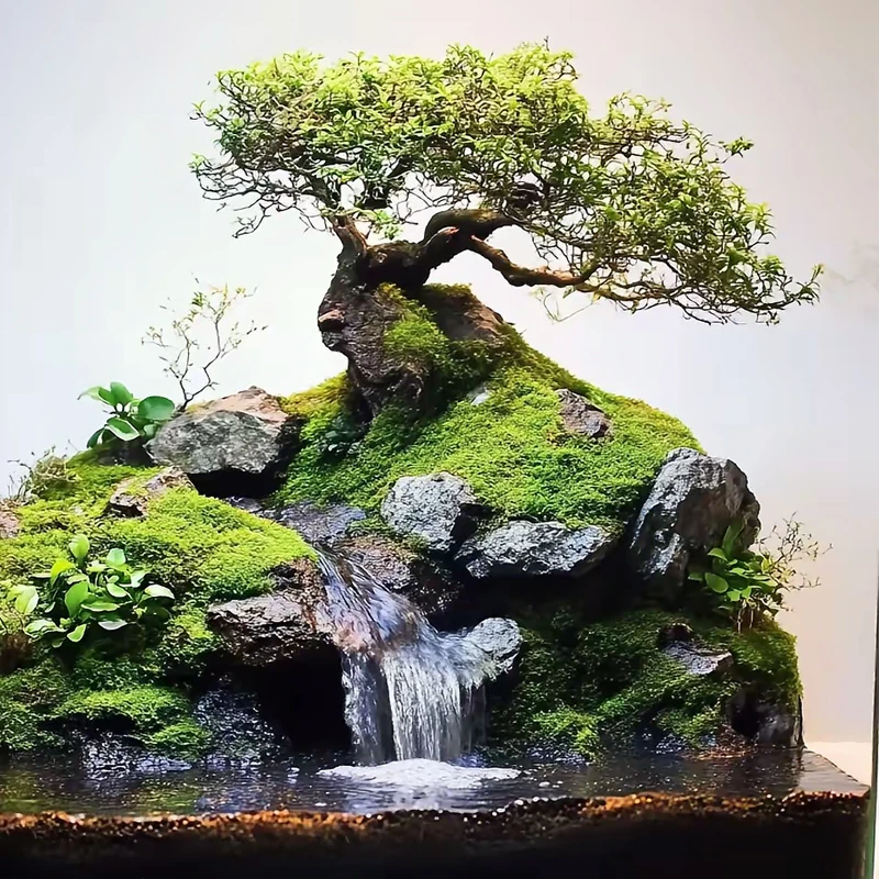 【水杨梅】精品鱼缸水培龟缸造景盆景素材 生桩绿植 一物一拍