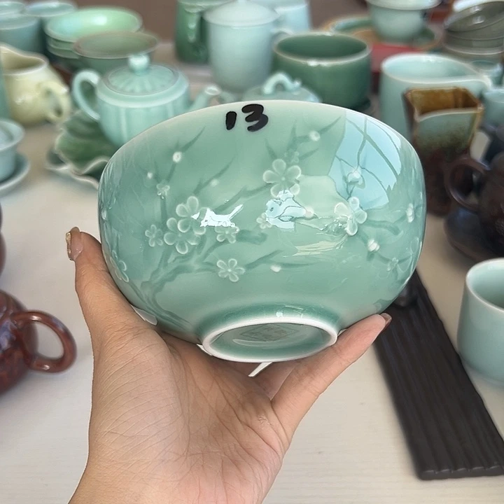 小米茶器龙泉青瓷