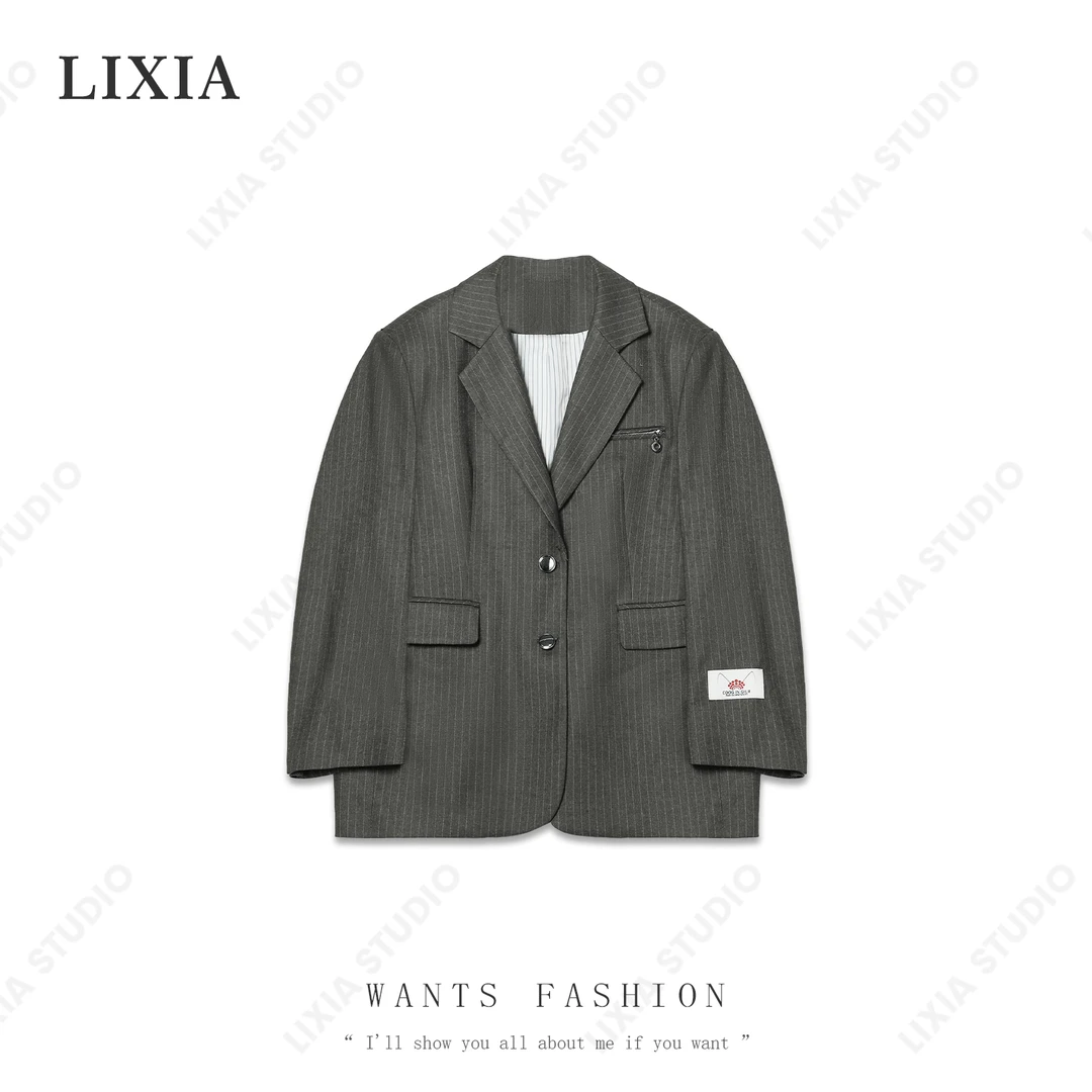 LIXIA【时髦主义】设计师时尚定制款女西装外套-A6986