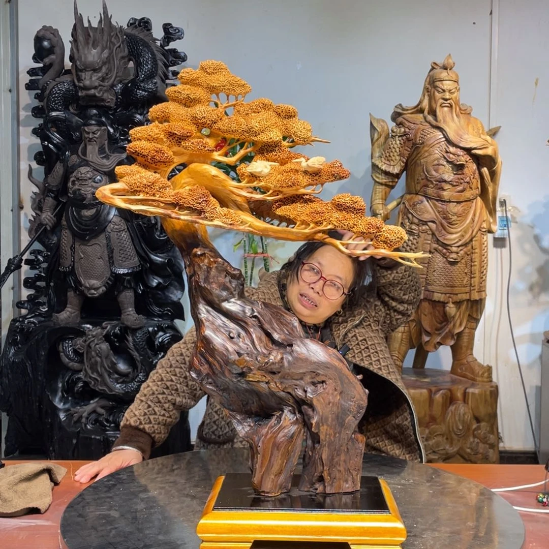 香榧木崖柏迎客松精品