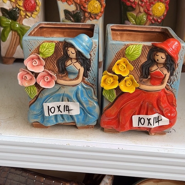 紫砂花盆粗陶材质多肉花盆