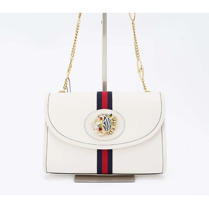 95新 GUCCI/古驰 【一号店】Gucci 虎头链条包中号/BG22000499