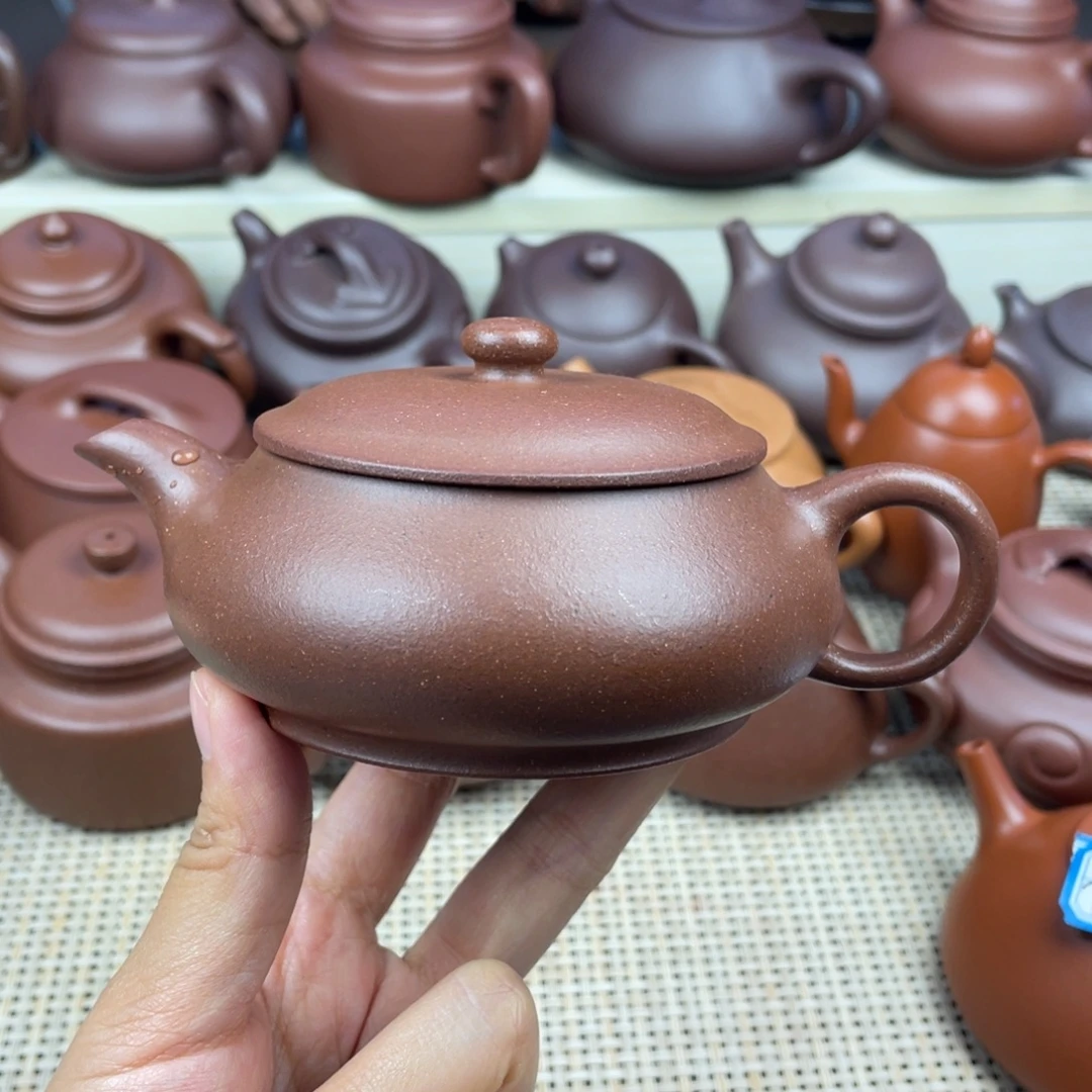 紫砂茶壶紫泥明炉