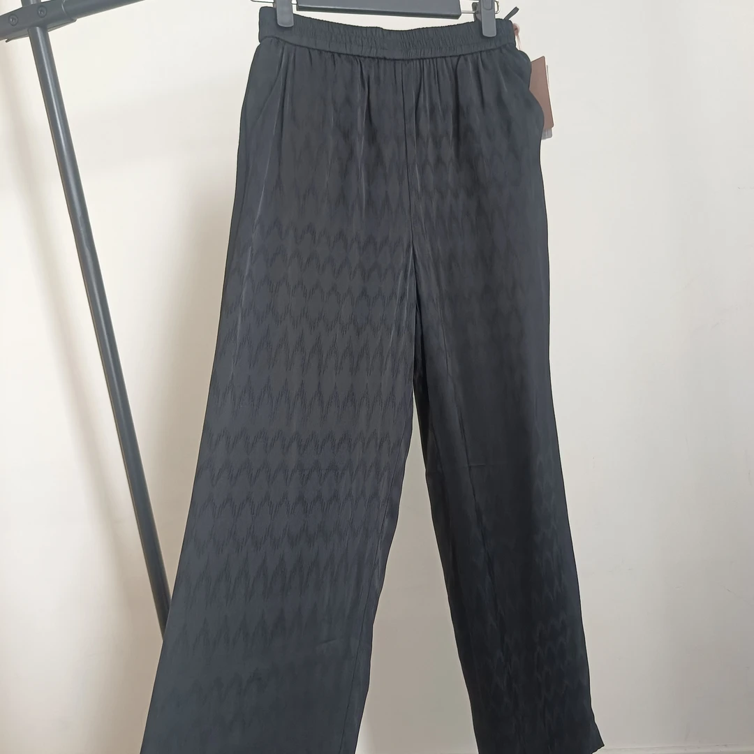 高斯雪岚【夏季新品】显瘦裤子气质中长款高腰休闲裤24217994