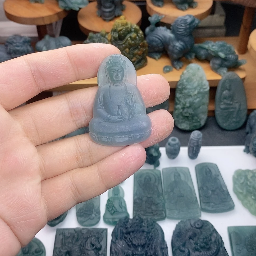 定制翡翠未镶嵌观音