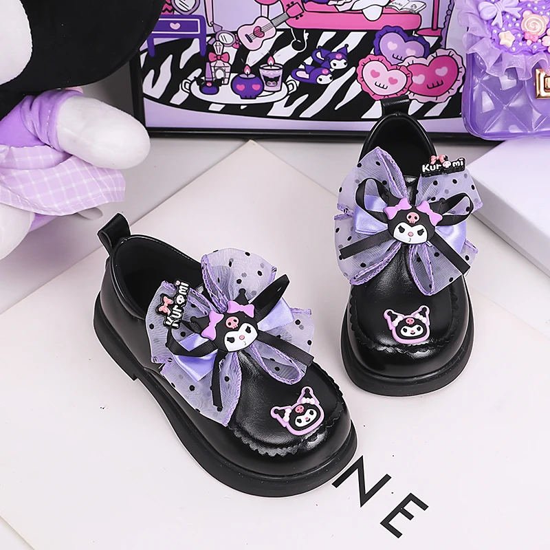 女童皮鞋公主单鞋2025新款春秋季软底百搭时尚库洛米小皮鞋中大童