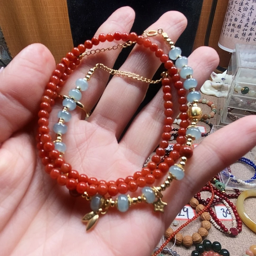 玛瑙/玉髓合金手链玛瑙