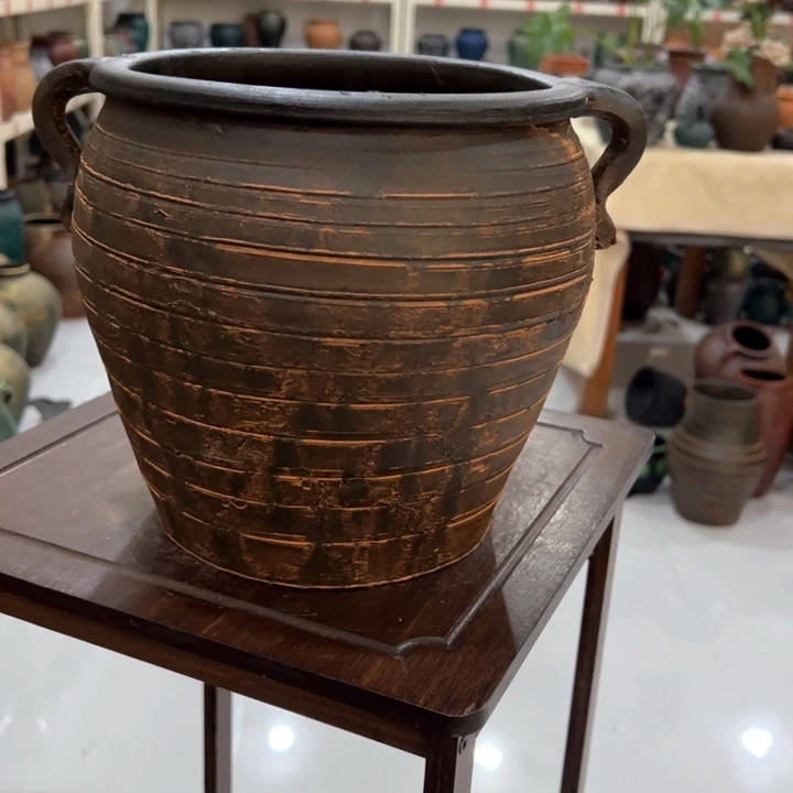 16.9-1高20口20土黄耳缸