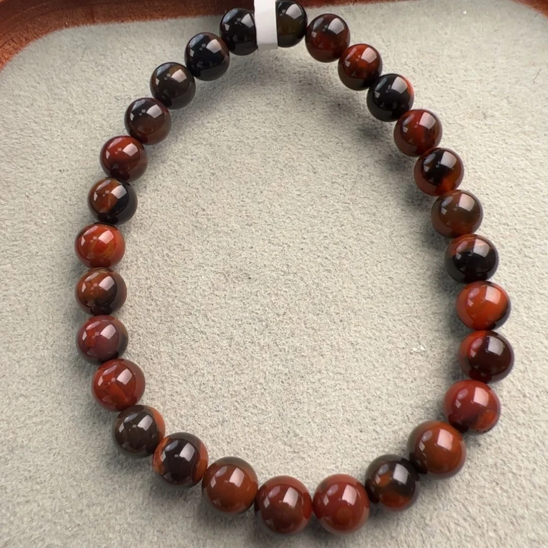 南红玛瑙未镶嵌（黑洞手串6+）