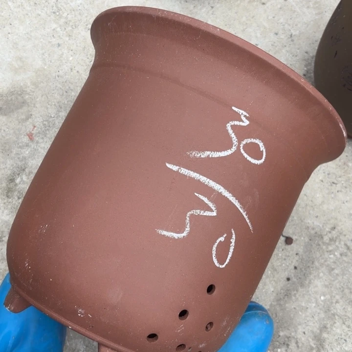 紫砂花盆紫砂的花