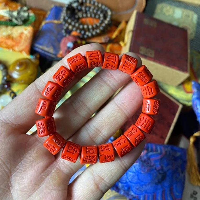 天然辰砂【闪购商品】高端朱砂手串（高含量）