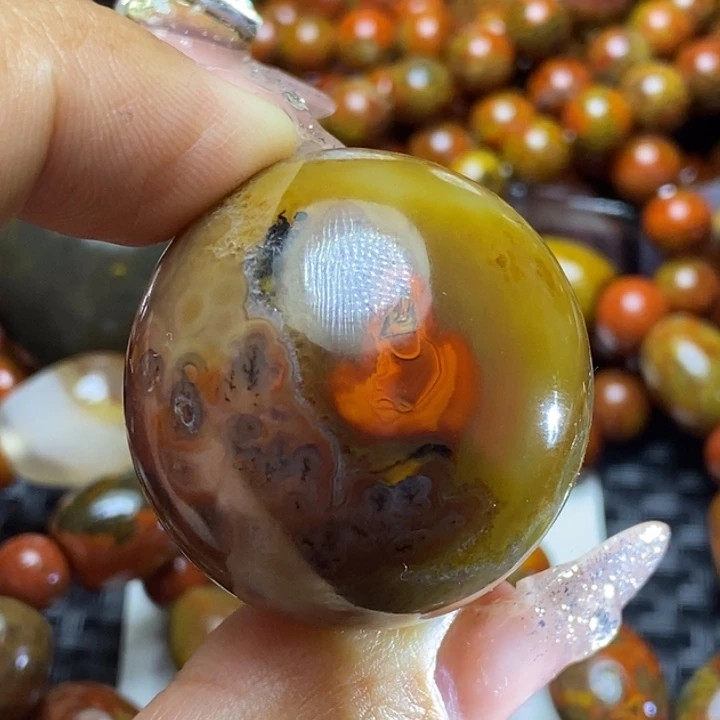 玛瑙/玉髓颈饰未镶嵌黄**国