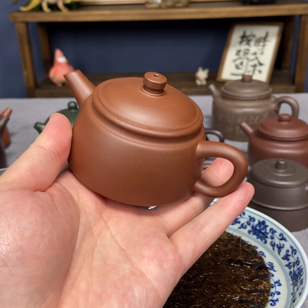 茶壶紫砂金钟紫砂壶
