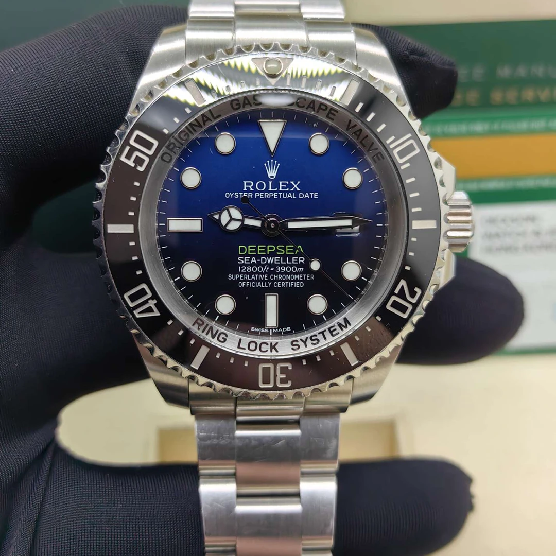 95新 Rolex/劳力士 海使型渐变蓝鬼王116660-98210精钢44mm16全套