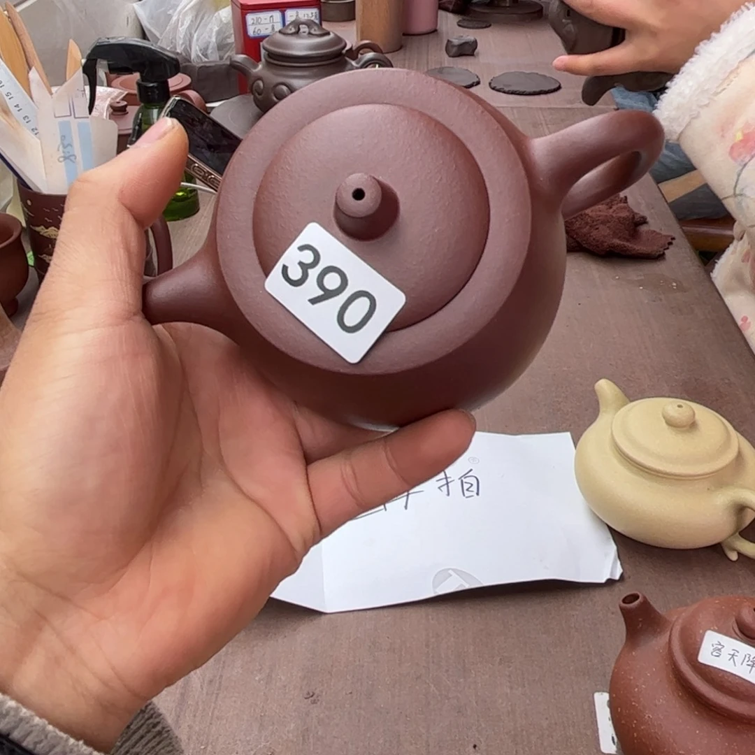 紫砂茶壶底槽青井栏200左右瑕疵