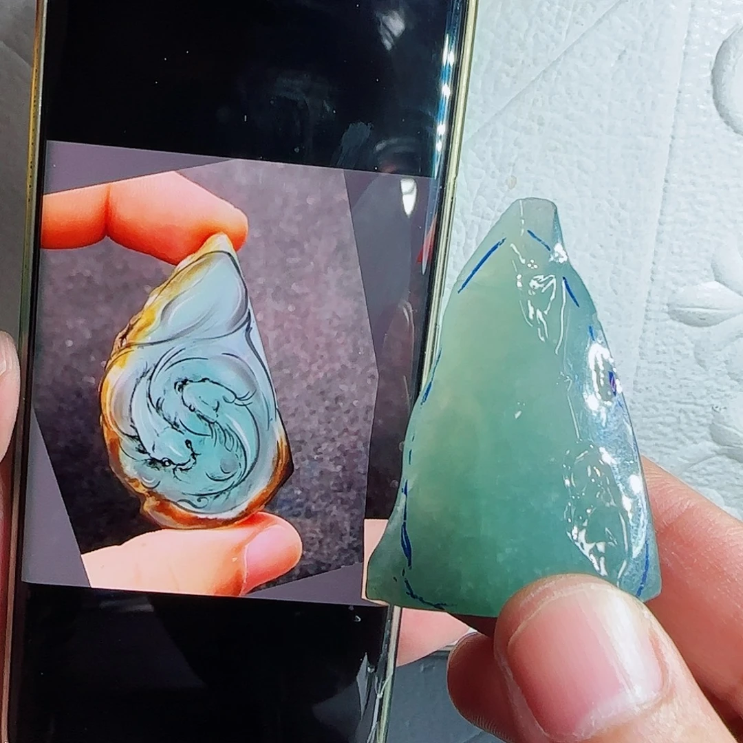 定制翡翠未镶嵌翡翠含工
