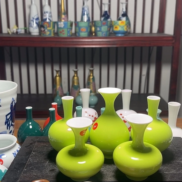 陶摆件景德镇陶瓷五件套