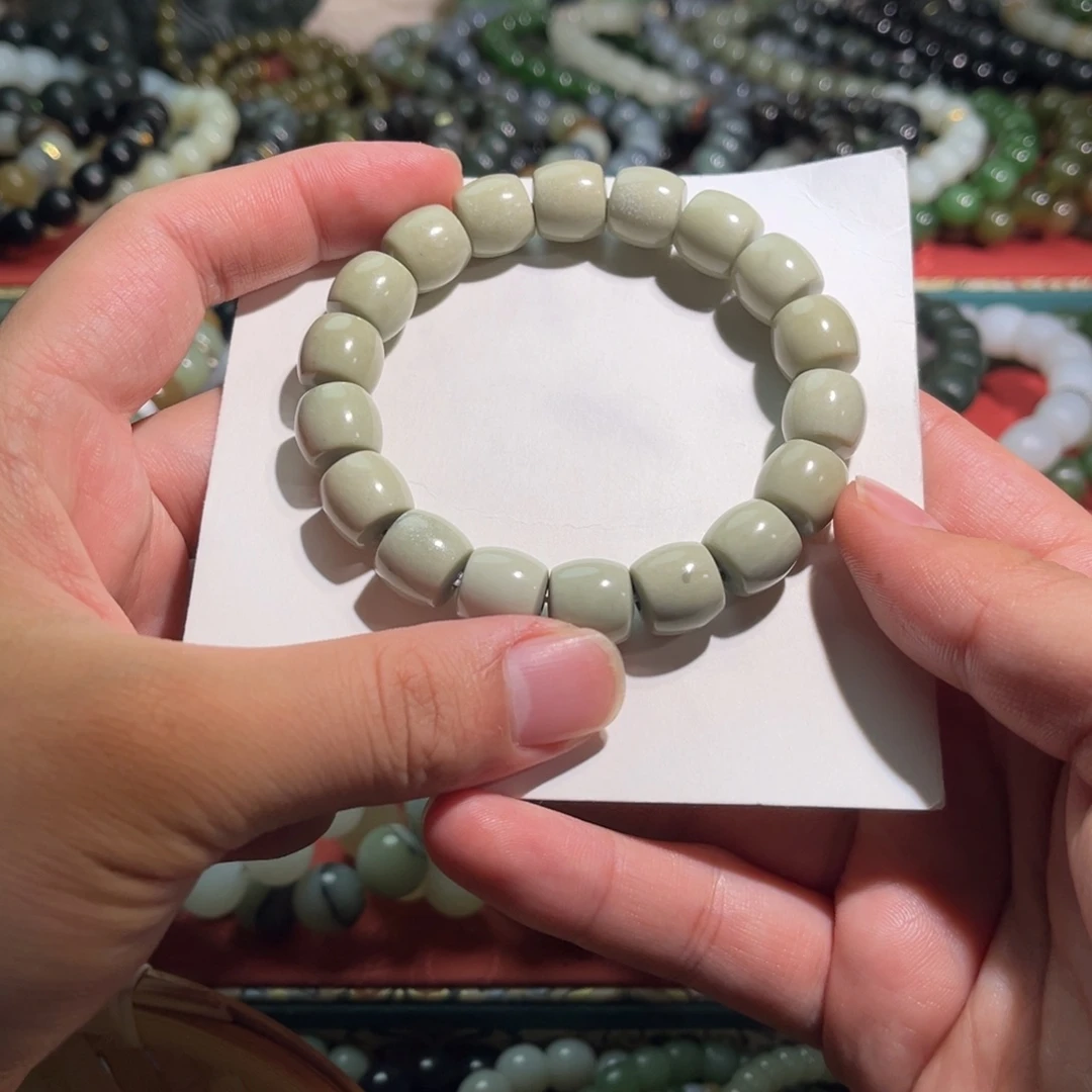 和田玉未镶嵌手链