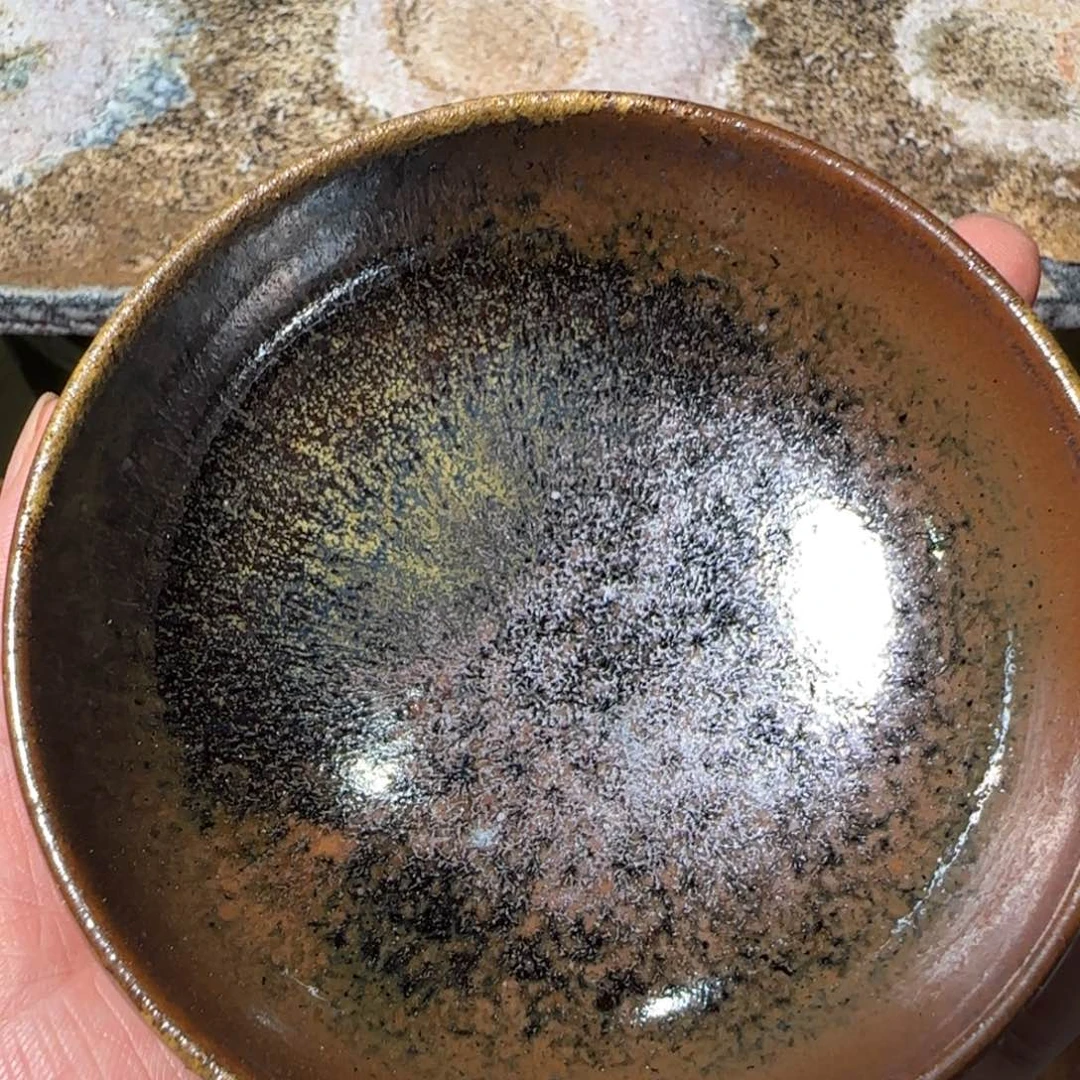 柴烧建盏茶盏茶杯82