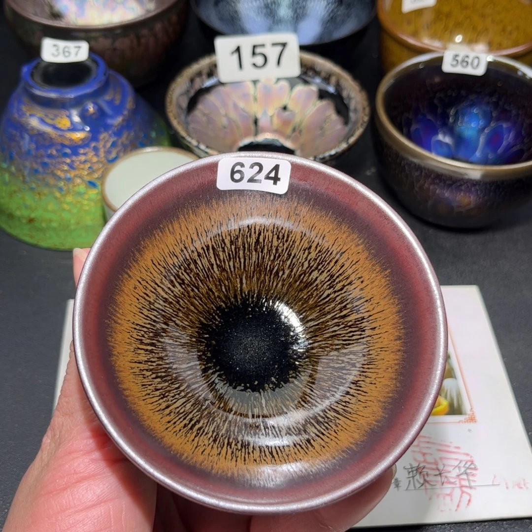 茶盏624 建盏单盏太好看了吧……