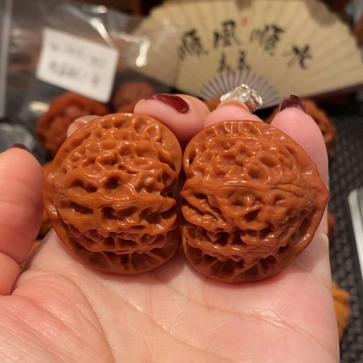 文玩核桃吊坠37精品桃心宫灯605