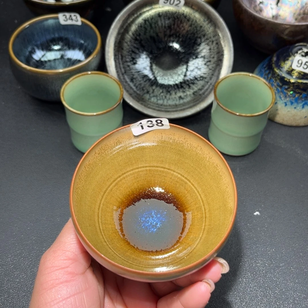 茶盏138 建盏单盏放大漏……