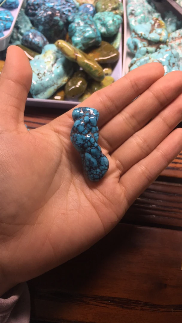 湖北原矿绿松石配饰搭配