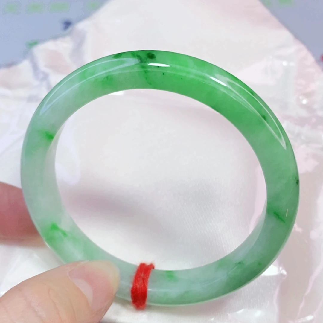 未镶嵌手镯翡翠53.3正圈