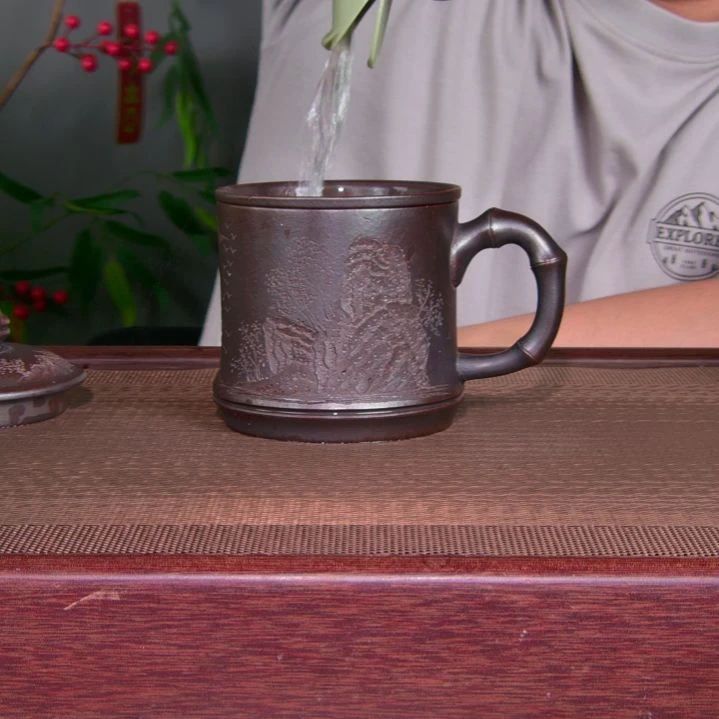 茶杯紫砂高货放漏