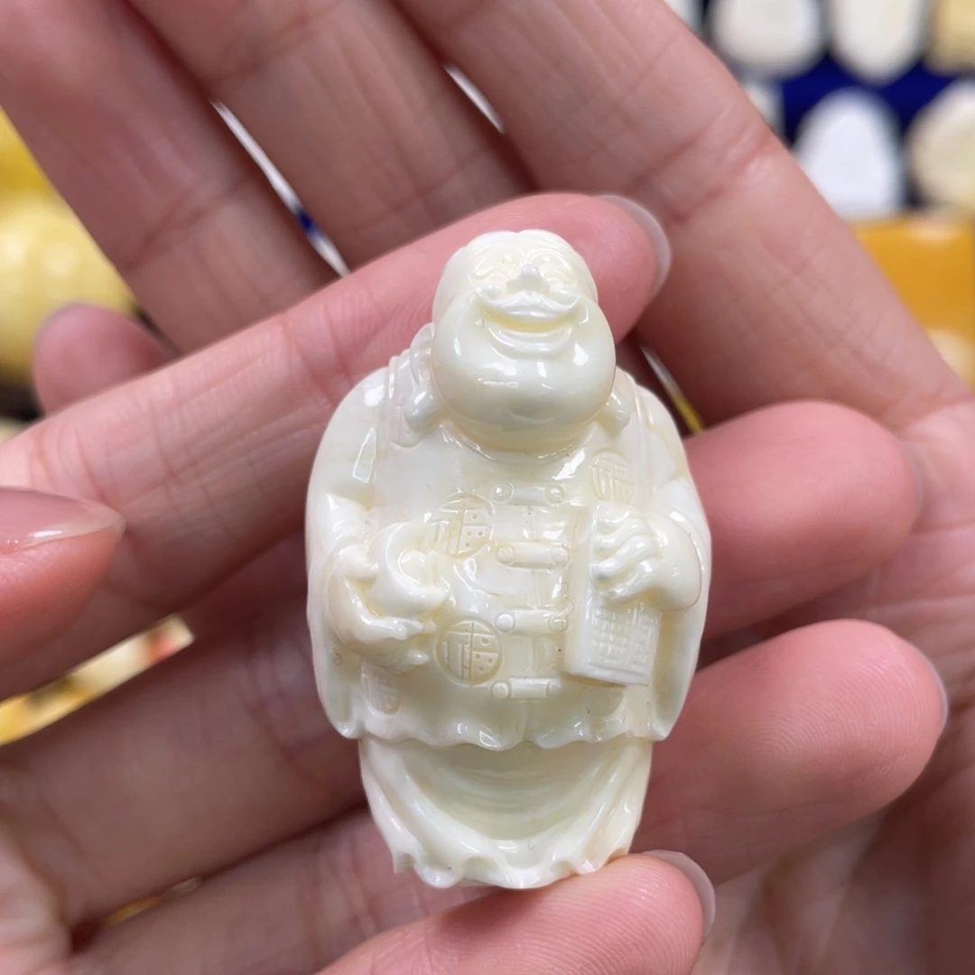 蜜蜡裸石未镶嵌琥珀蜜蜡雕刻件