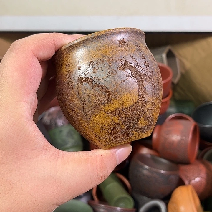 茶杯紫砂全手工紫砂主人杯