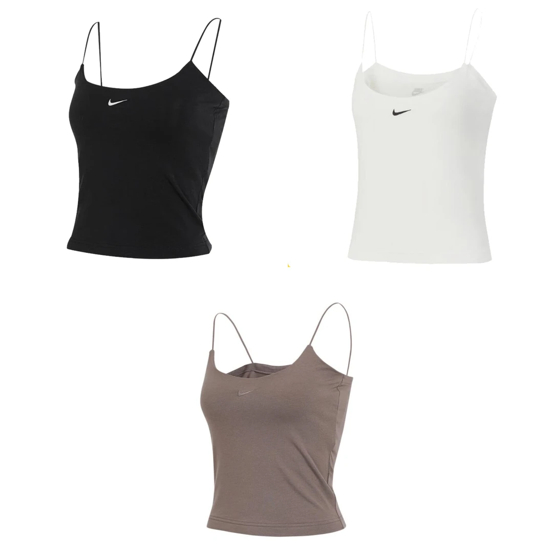 NIKE耐克女子AS W NSW NK CHLL KNT CAMI吊带背心FN3686-010