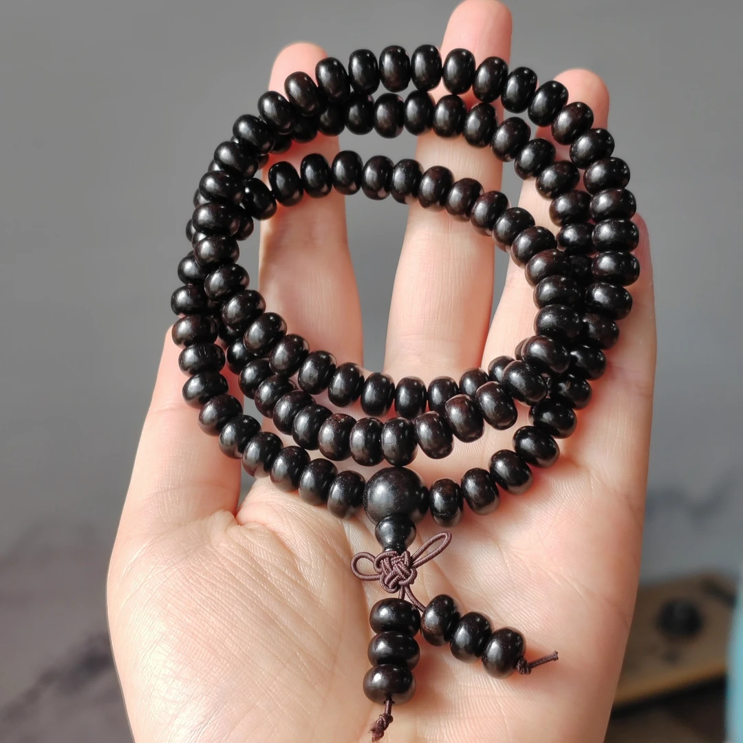 黑檀男女款多圈手串卡6x9 033（无礼盒）