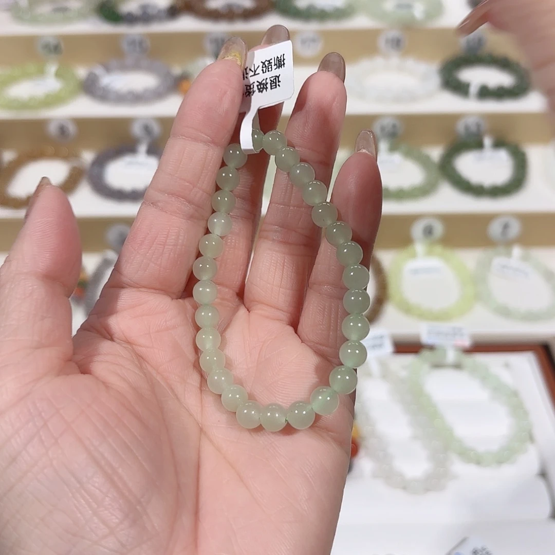 和田玉手链未镶嵌v