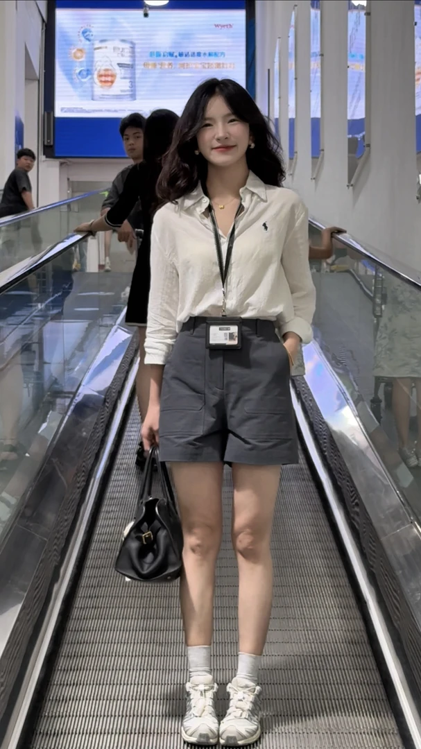 DDY～老钱风系列/冰凉感棉麻白衬衫女款爆款2025新款