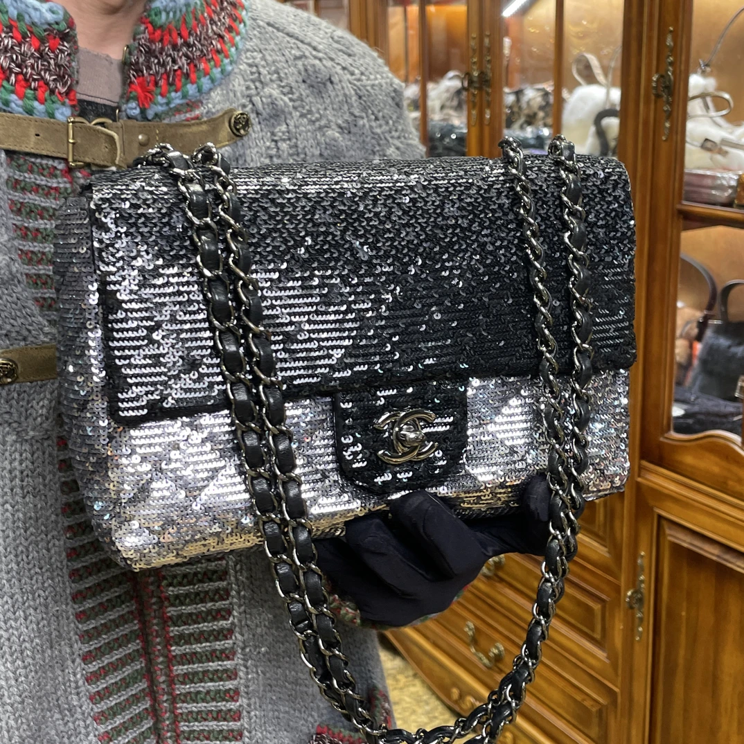 95新 Chanel/香奈儿 夏七中古/雪山幻影/单肩包