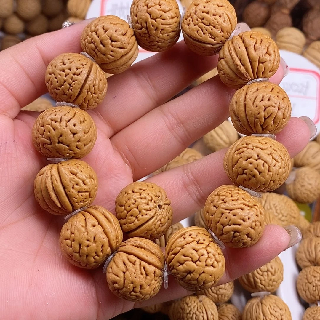 桃核手串散****)老树金鱼肚22