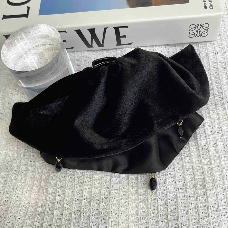 【小魏总珠宝】双层金丝绒吊坠抓夹3cm