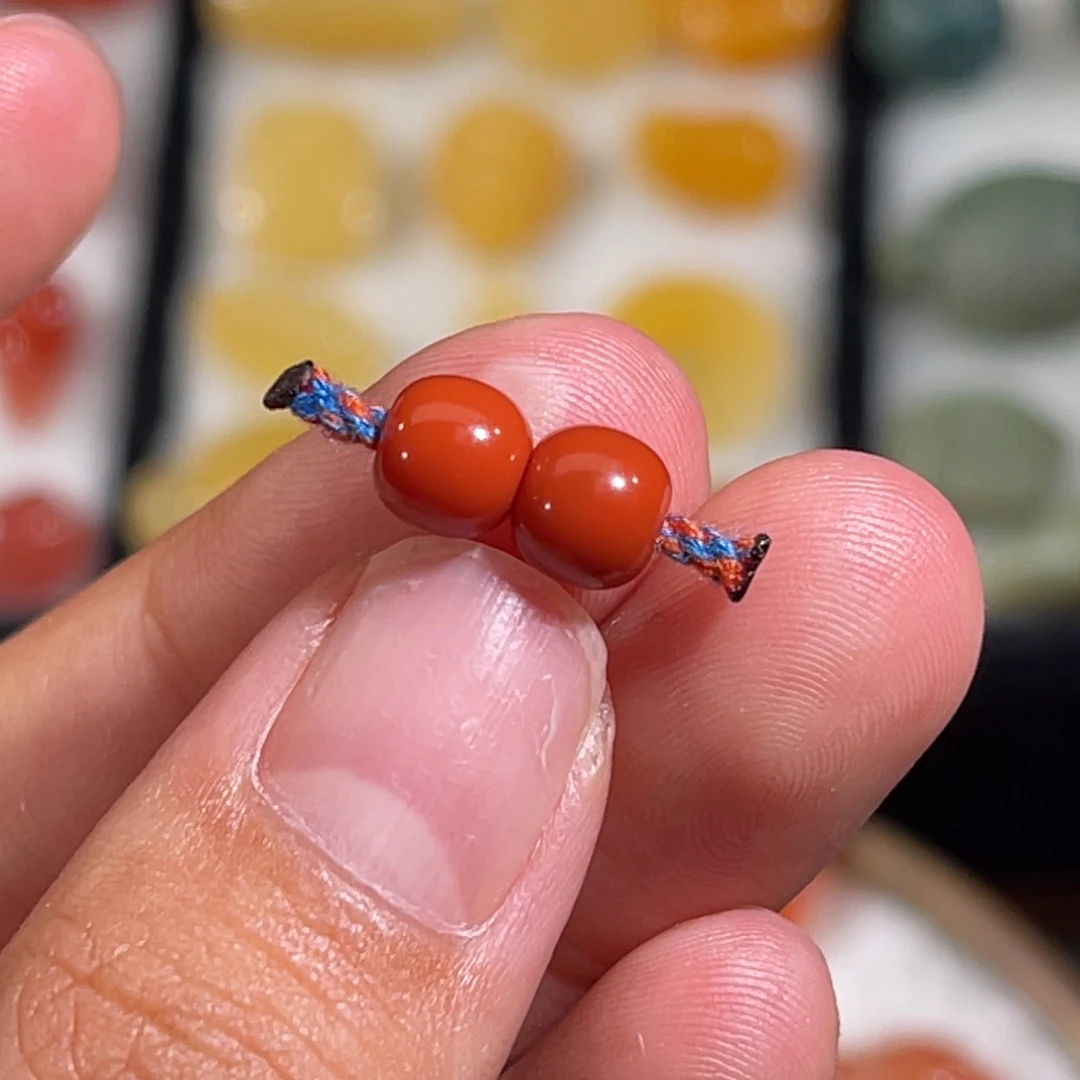 未镶嵌老型珠6mm不退换南红玛瑙