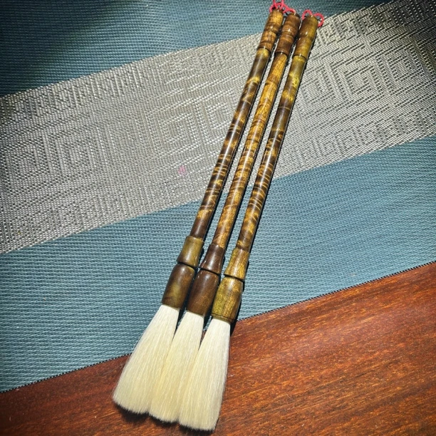 【衛笔坊】金丝楠木老料细嫩光锋羊毫毛笔